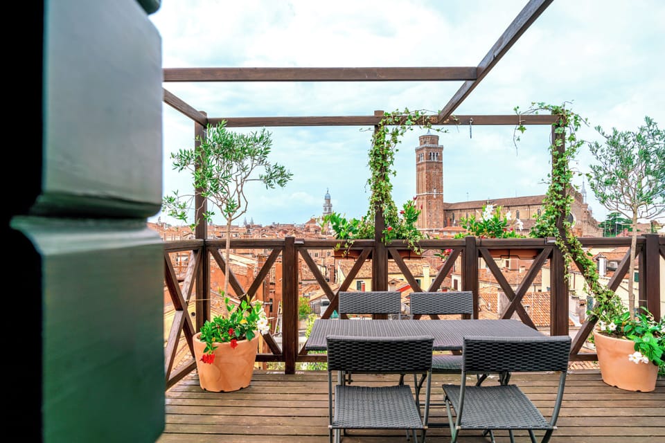 Panoramic Penthouse, Annex Building (San Polo District) | View from room