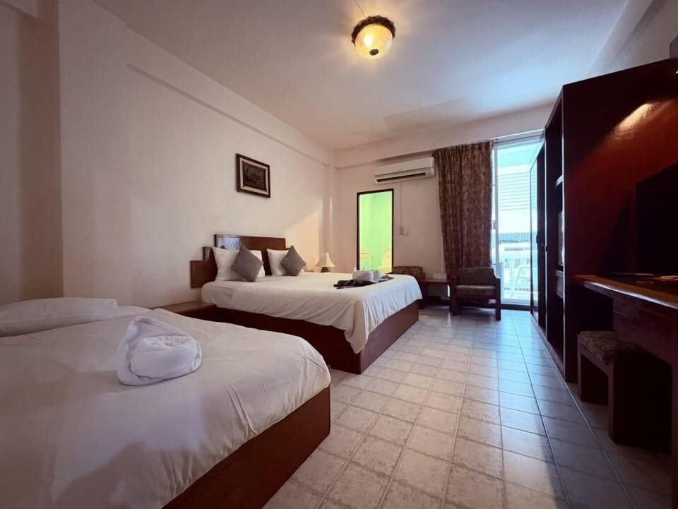 Standard Family Room | Select Comfort beds, minibar, desk, laptop workspace