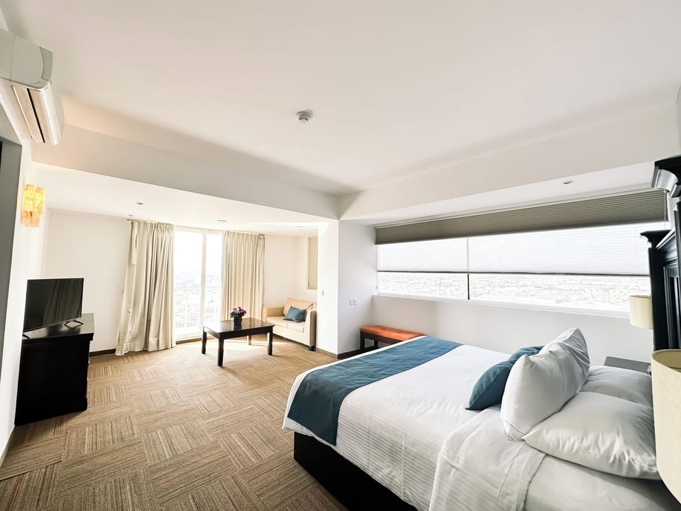 Junior Room, 1 Bedroom, City View | Down comforters, pillowtop beds, desk, laptop workspace