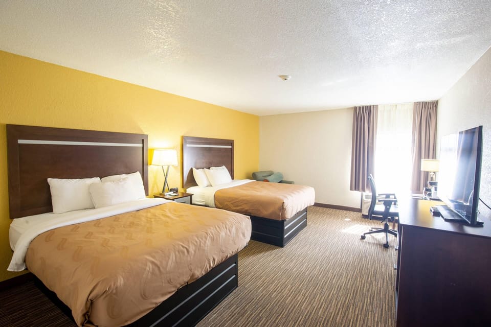 Double Room, 2 Queen Beds, Non Smoking | Desk, iron/ironing board, rollaway beds, free WiFi