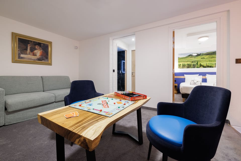 Family Suite, Terrace (duplex) | Premium bedding, minibar, in-room safe, desk