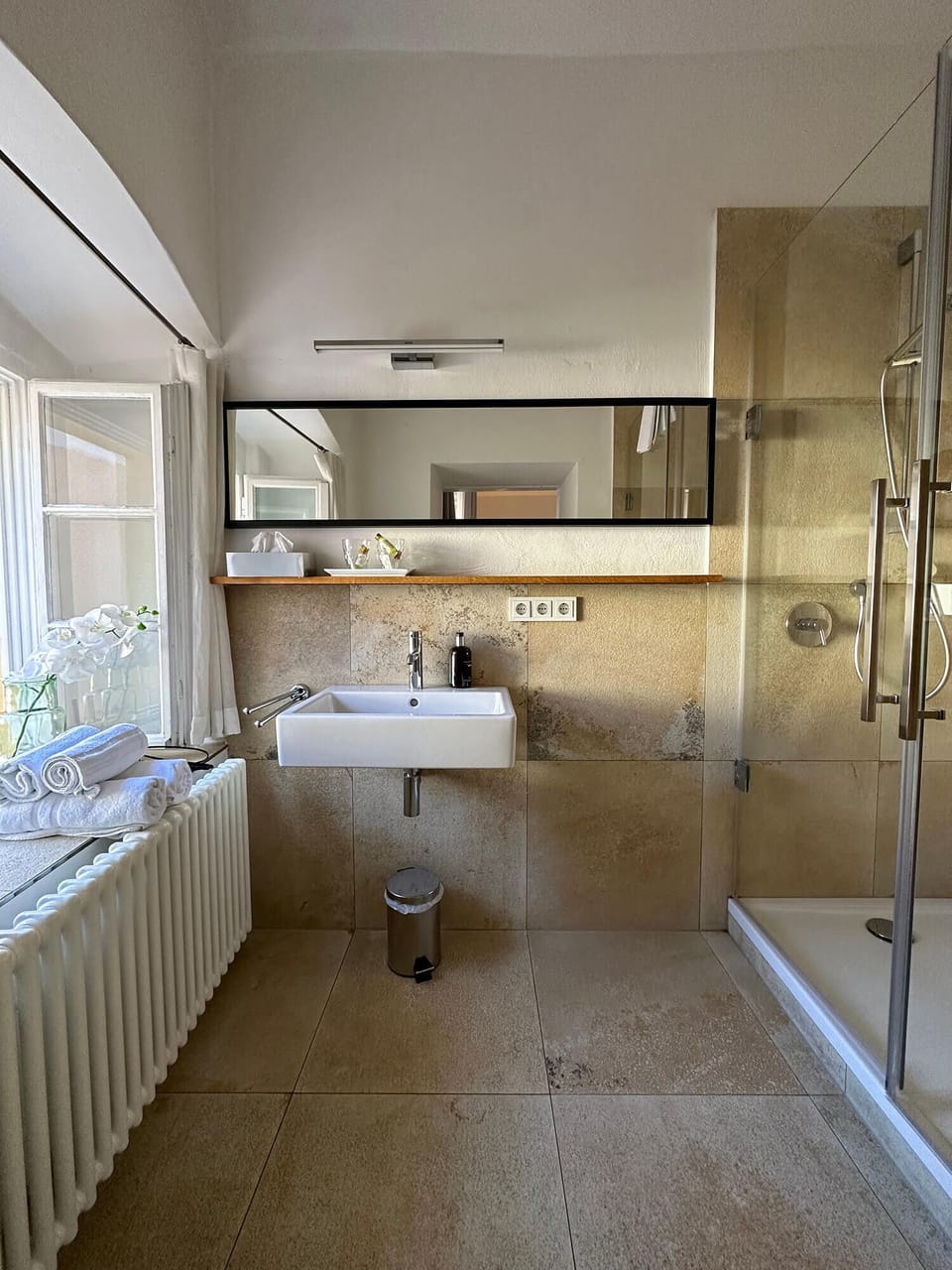 Free toiletries, hair dryer, towels, soap