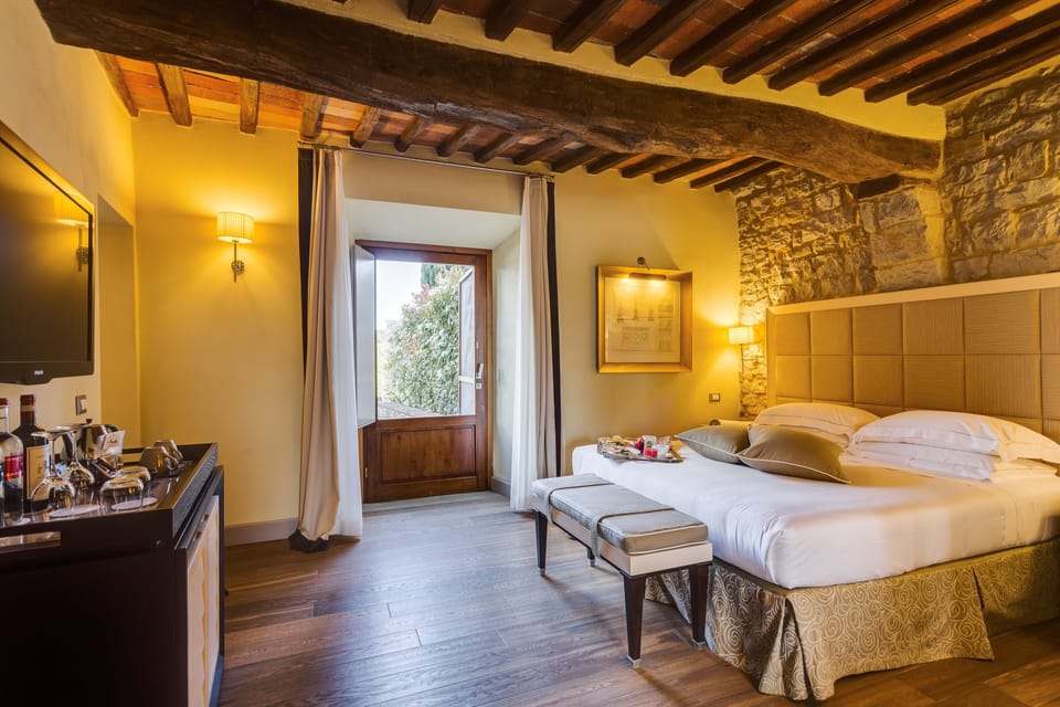 Deluxe Double Room (Castello La Leccia) | Minibar, in-room safe, desk, free WiFi