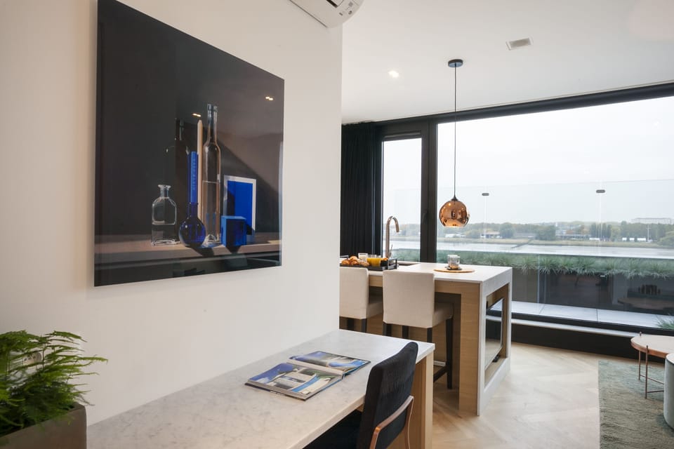 Terrace Suite, Amazing Riverview | Premium bedding, memory foam beds, individually decorated, free WiFi