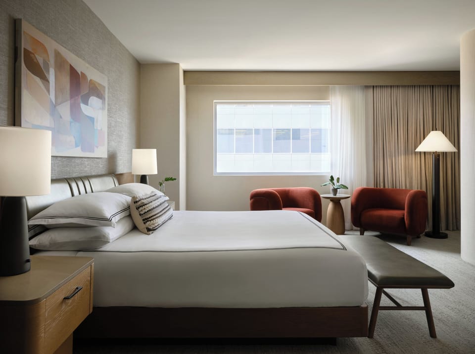 Suite, 1 King Bed (Additional Living Area) | Frette Italian sheets, premium bedding, down comforters, pillowtop beds