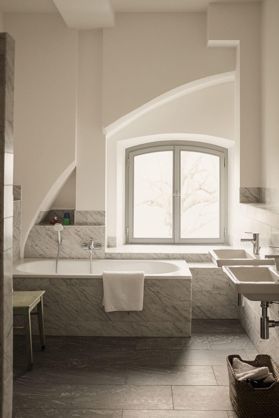 Apartment, 2 Bedrooms (1.OG, links) | Bathroom amenities | Hair dryer, towels, soap, toilet paper