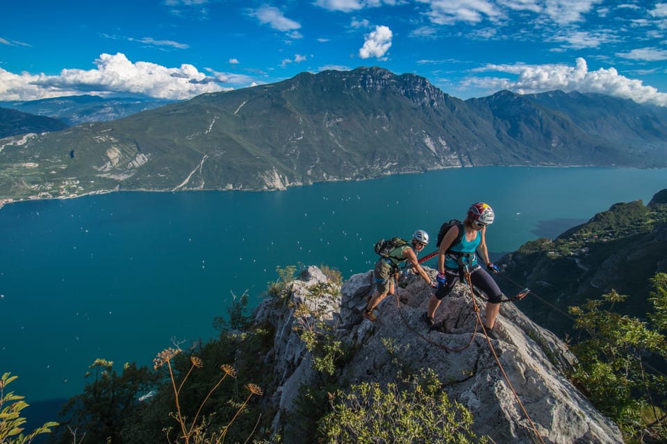 Outdoor rock climbing
