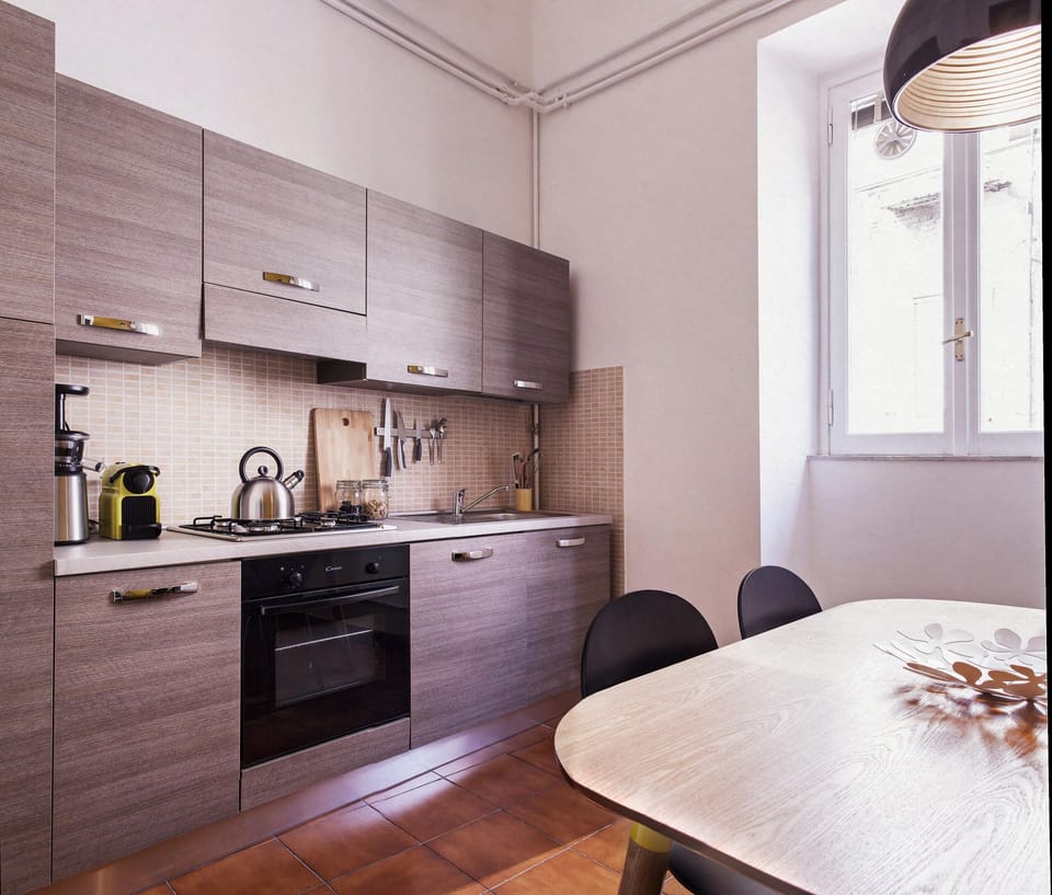 Apartment, 2 Bedrooms | Private kitchen | Full-size fridge, microwave, oven, stovetop