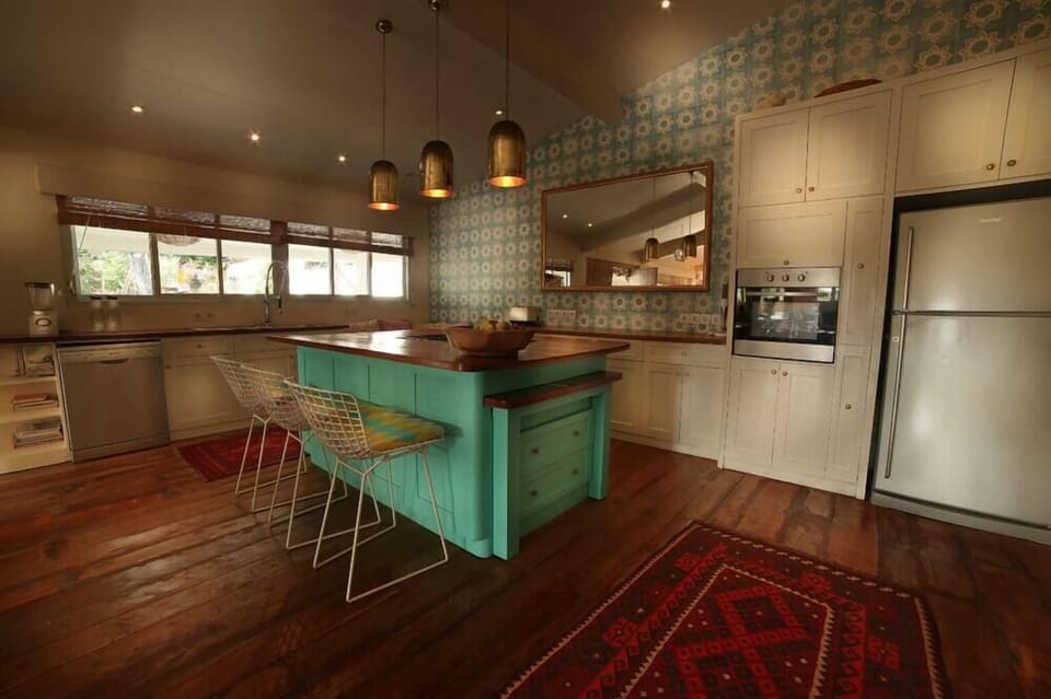 Villa with Private Pool | Private kitchen | Full-size fridge, microwave, stovetop, cookware/dishes/utensils