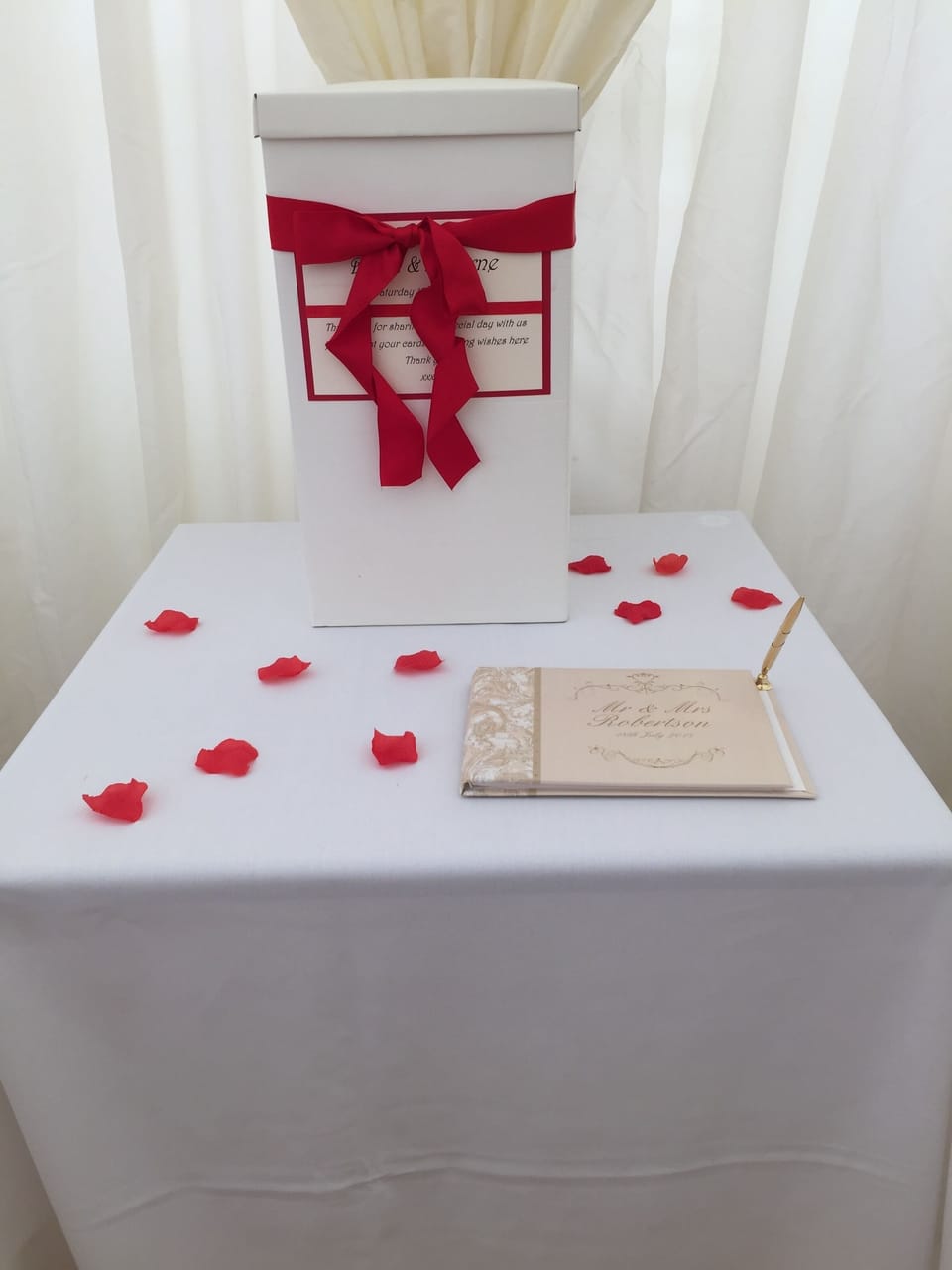 Indoor wedding
