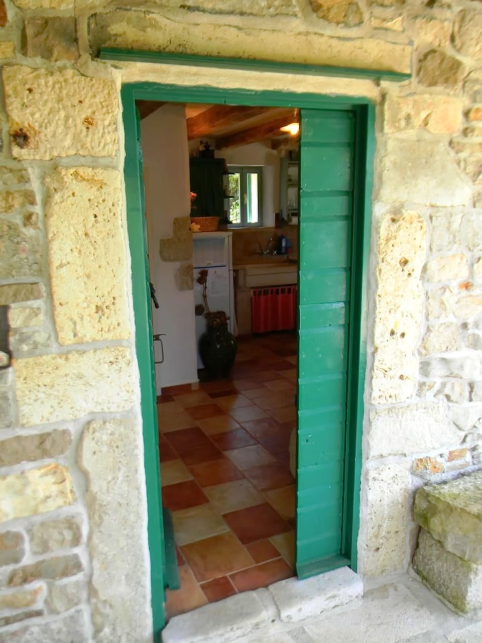 Cottage (Two Bedroom House with Terrace) | Private kitchen | Fridge