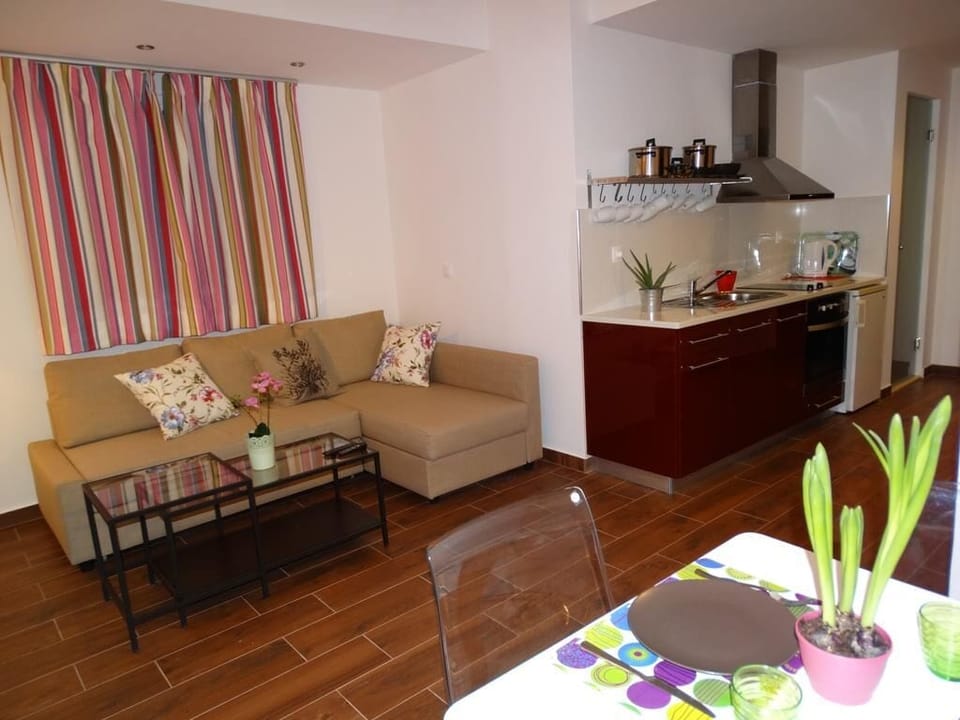 Apartment, 1 Bedroom | Private kitchen | Mini-fridge, electric kettle