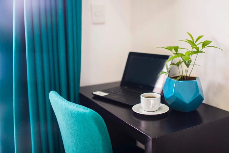 Down comforters, blackout drapes, iron/ironing board, free WiFi