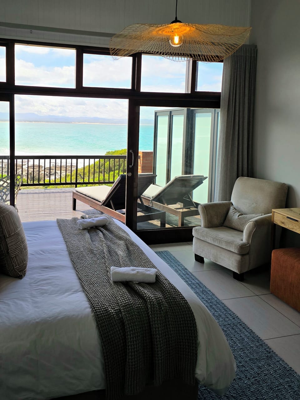 Superior Double or Twin Room, 1 Bedroom, Ensuite, Ocean View | Terrace/patio