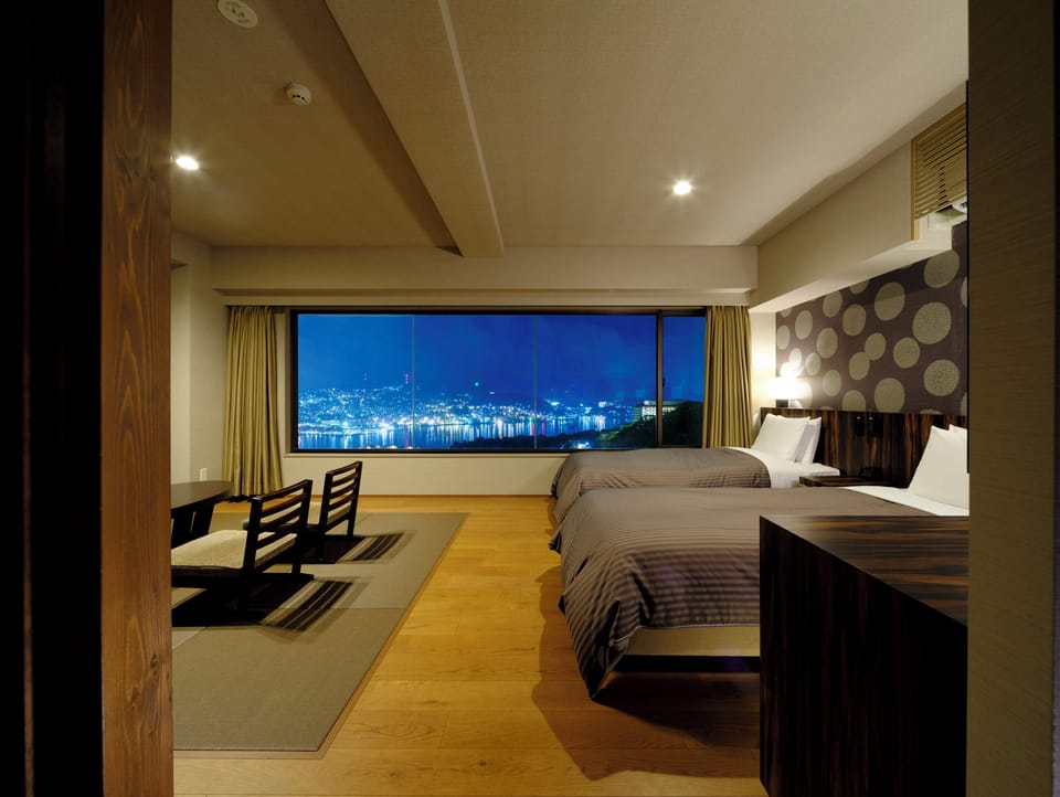 Grand view Japanese Western Style, Non Smoking | In-room safe, WiFi (free), bed sheets