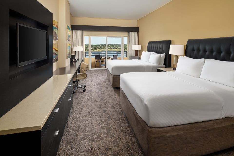 Premium bedding, pillowtop beds, in-room safe, desk