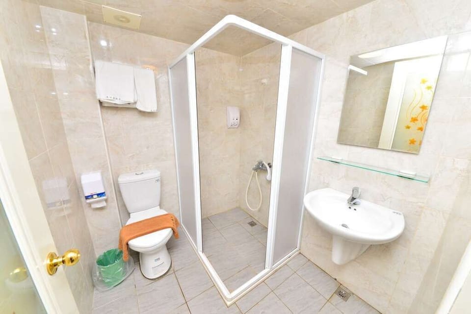 Double or Twin Room | Bathroom | Shower, free toiletries, hair dryer, slippers