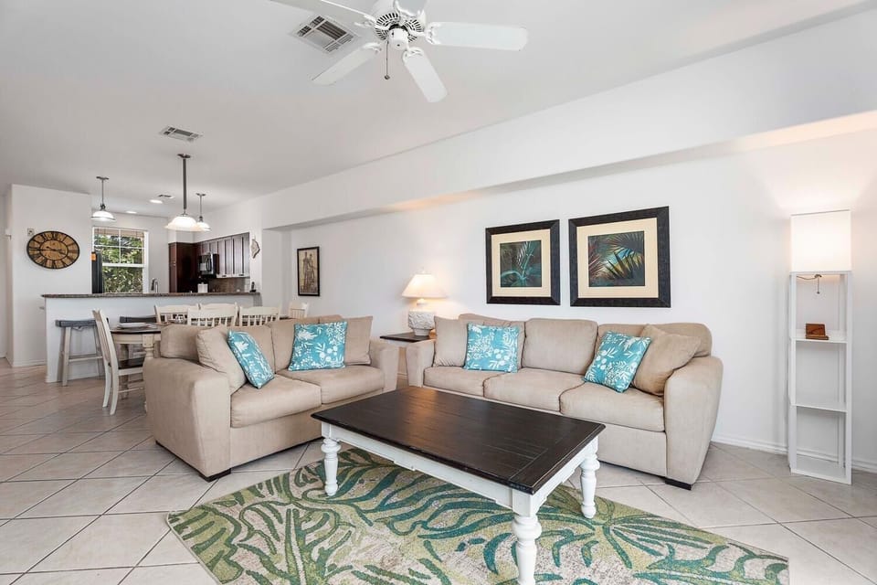 Villa, 2 Bedrooms | Living area | 30-inch flat-screen TV with cable channels, Smart TV