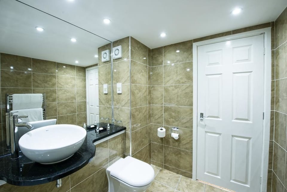 Standard Double Room | Bathroom | Free toiletries, hair dryer, towels