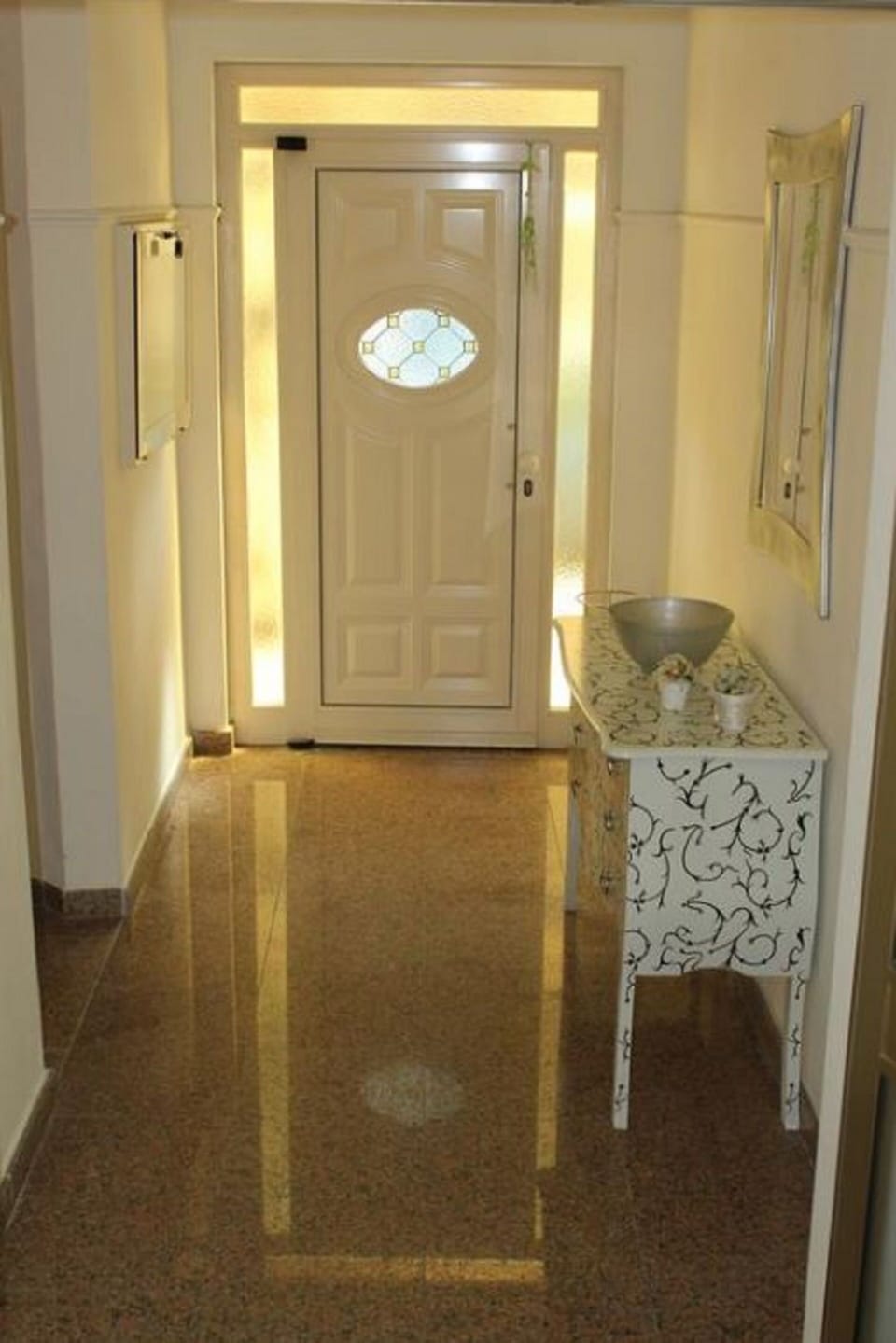 Interior entrance