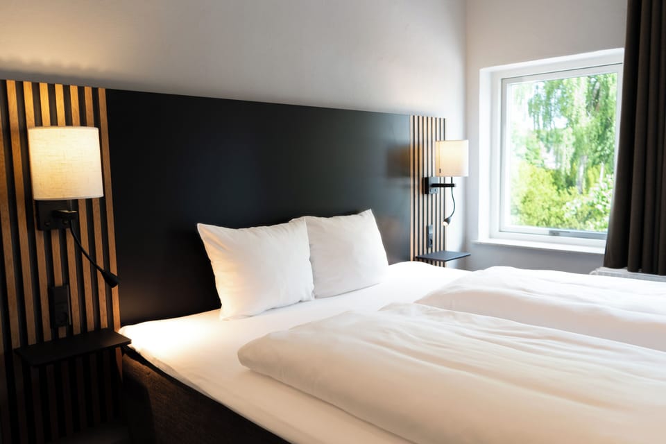Standard Room, 1 King Bed, Non Smoking | Desk, blackout drapes, iron/ironing board, free WiFi