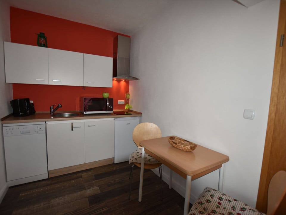 Apartment | Private kitchen | Electric kettle, highchair