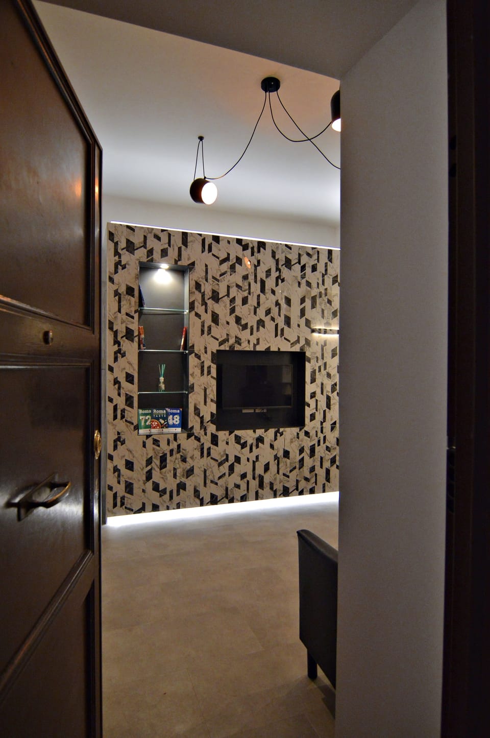 Interior entrance