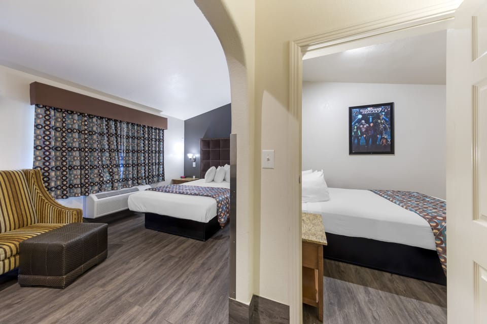 Family Suites, 2 Separate Rooms | Premium bedding, individually decorated, individually furnished, desk