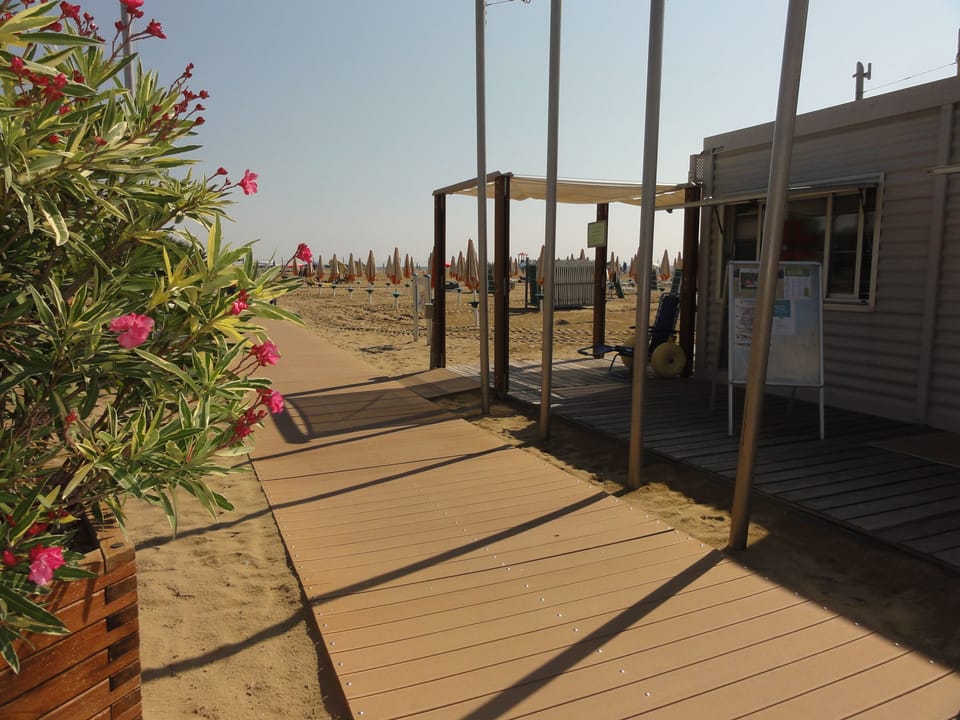 Beach nearby, white sand