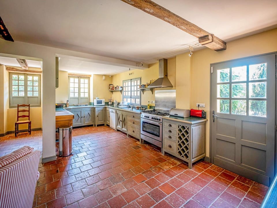 Villa | Private kitchen | Microwave, highchair