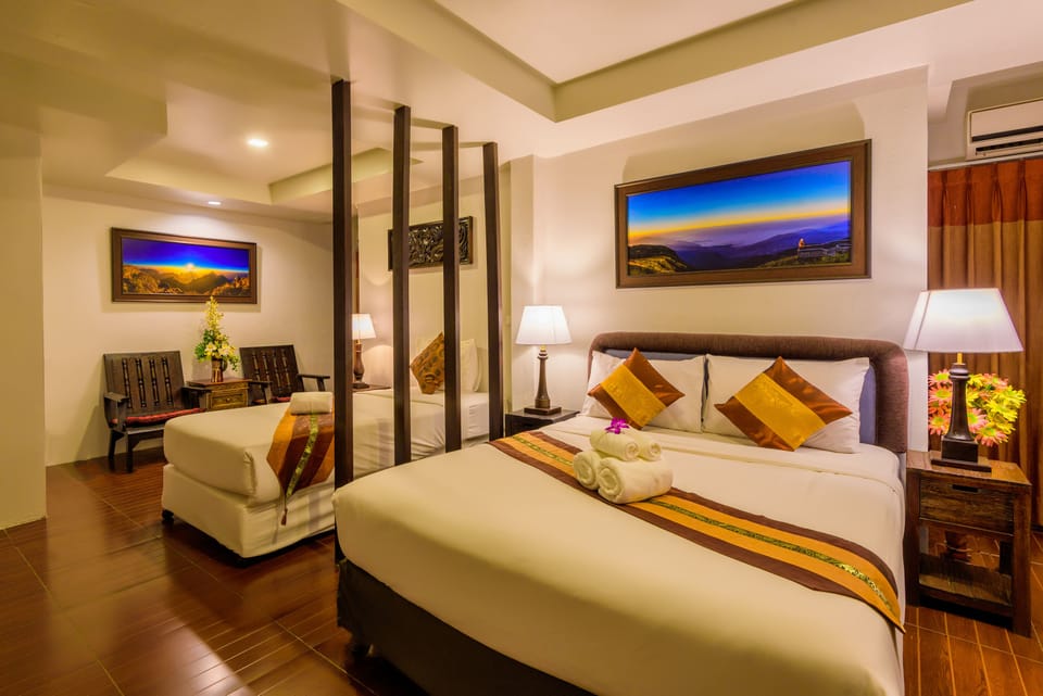 Family Room | Down comforters, Select Comfort beds, minibar, in-room safe