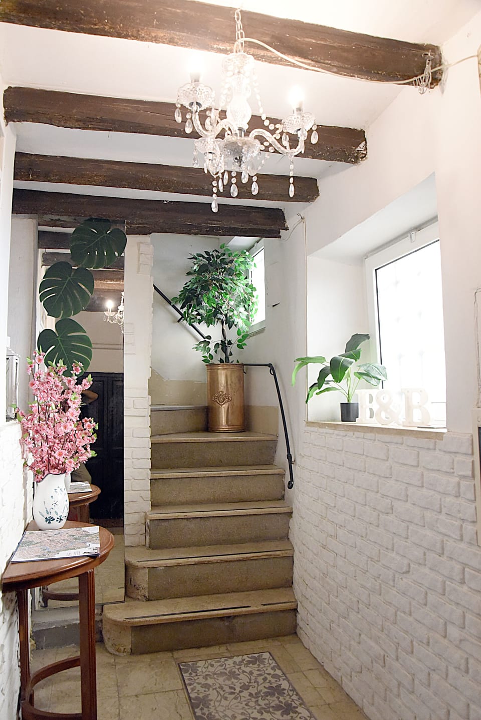 Interior entrance