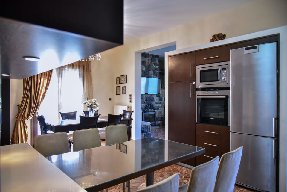 Private House with Sea View | Private kitchen | Fridge, stovetop, coffee/tea maker, electric kettle