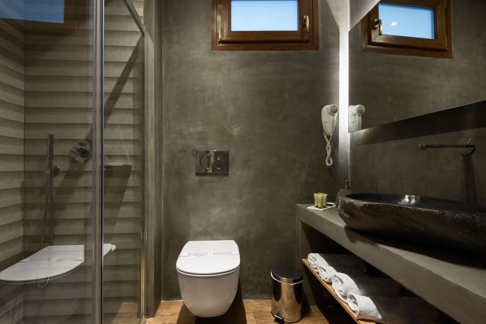 Superior Double Room | Bathroom | Shower, free toiletries, hair dryer, towels