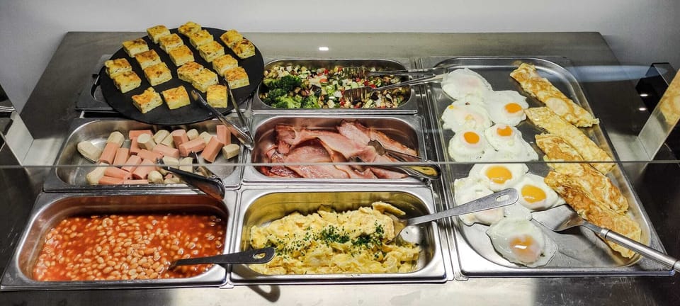 Daily buffet breakfast for a fee