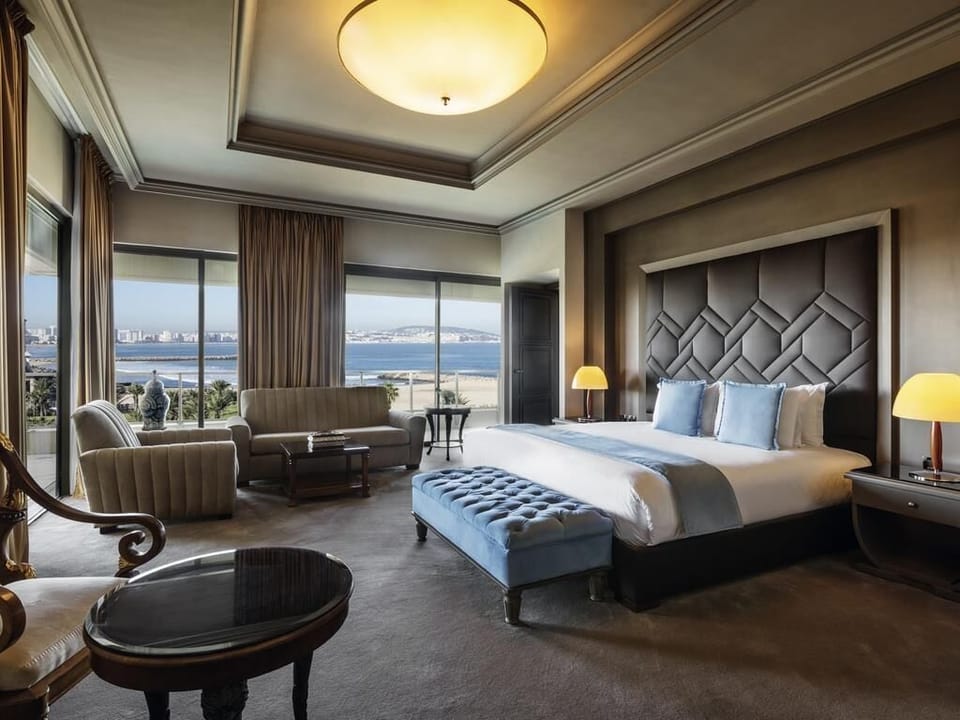 Royal Suite, 1 Double Bed, Sea View | Minibar, in-room safe, desk, laptop workspace