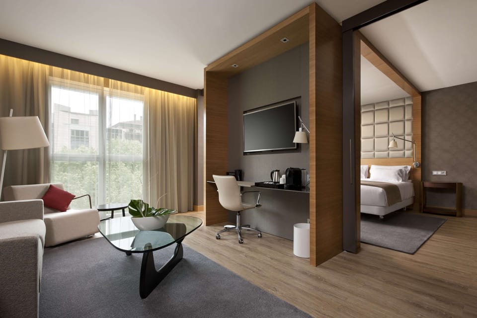 Minibar, in-room safe, desk, blackout drapes