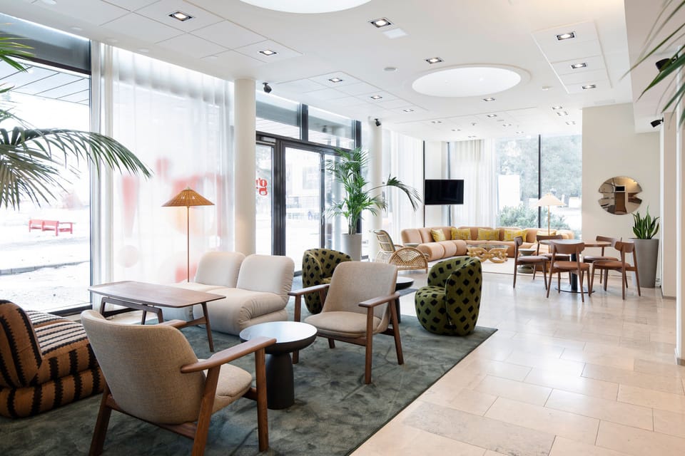Lobby sitting area