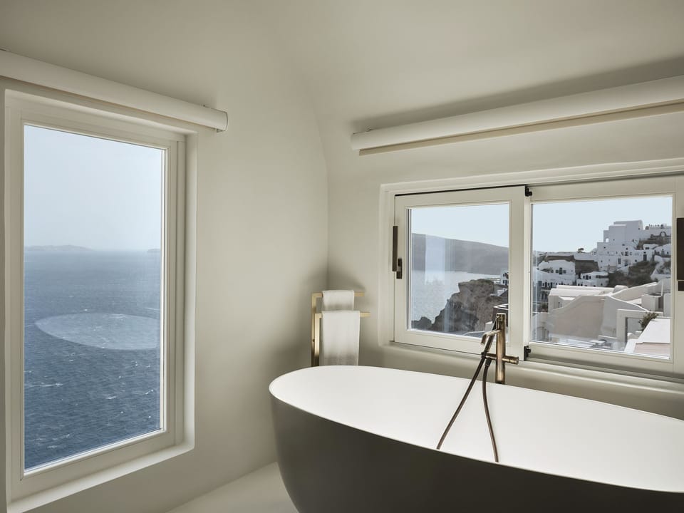 Eternal Suite with with Private Pool and Hot tub | Bathroom | Eco-friendly toiletries, hair dryer, bathrobes, slippers