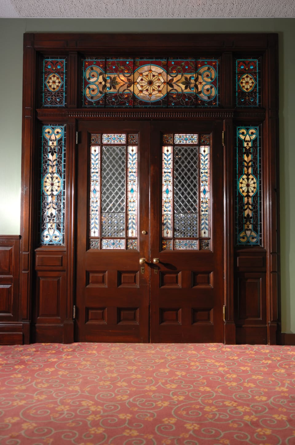 Interior entrance
