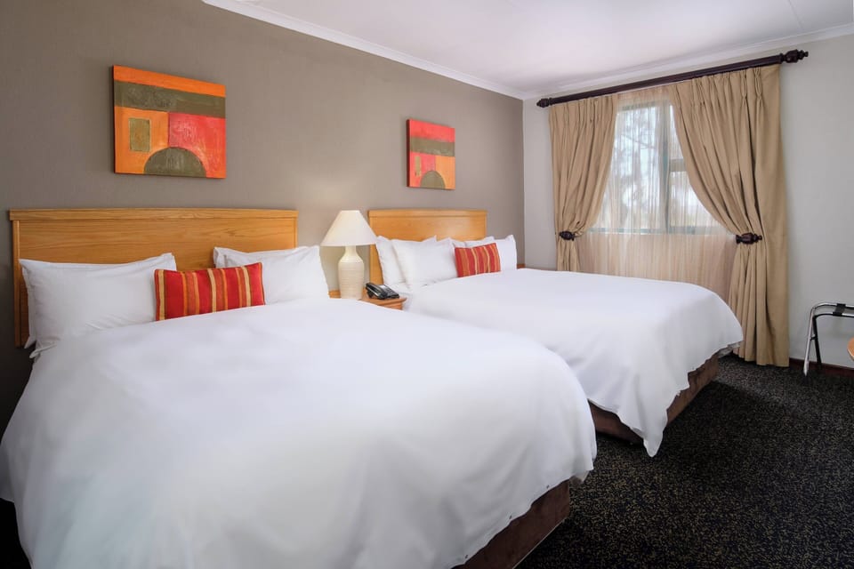 Room, 2 Double Beds | Premium bedding, down comforters, Select Comfort beds, minibar