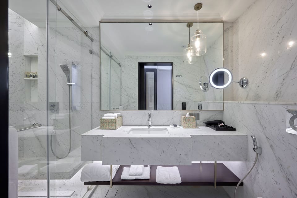Luxury Room, Sea View (Sunset) | Premium bedding, down comforters, minibar, in-room safe