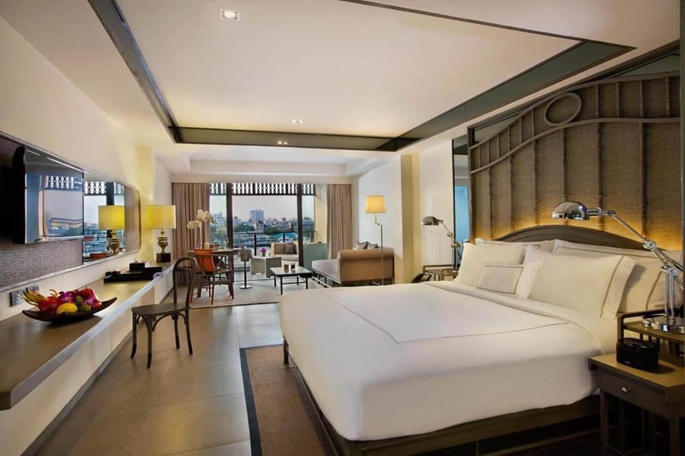 Premium Riva Room, Balcony, River view | Minibar, in-room safe, free WiFi, bed sheets