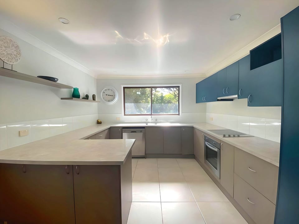 Family House | Private kitchen | Coffee/tea maker, shared fridge, microwave, electric kettle