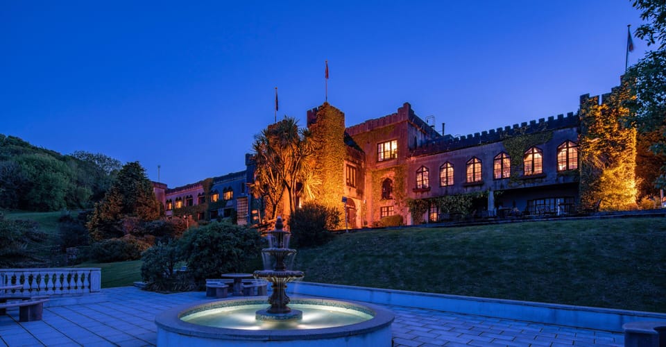 Front of property - evening/night