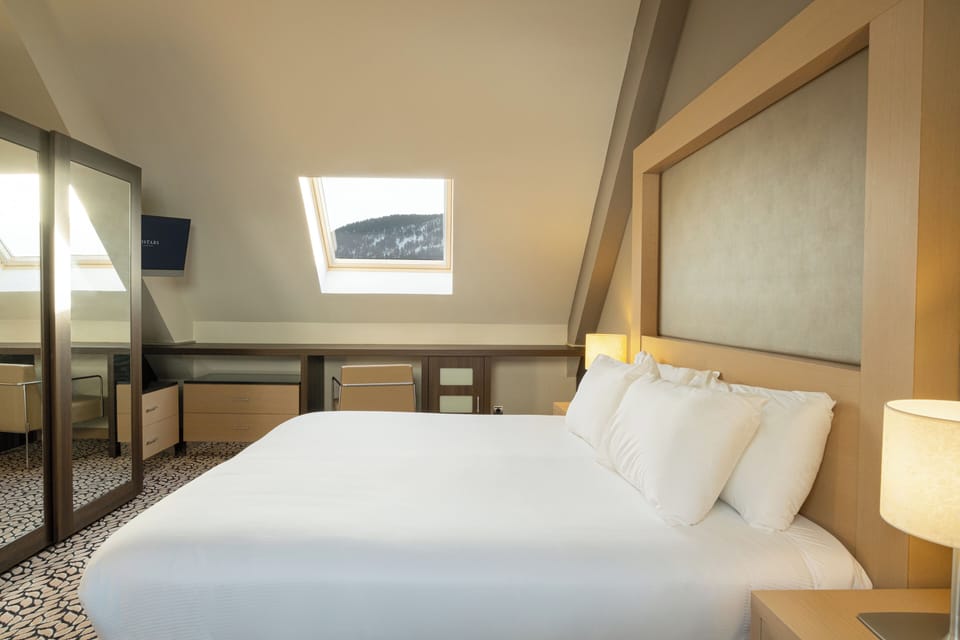 Down comforters, minibar, in-room safe, desk