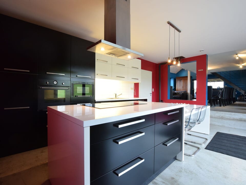 Cottage | Private kitchen | Fridge, highchair