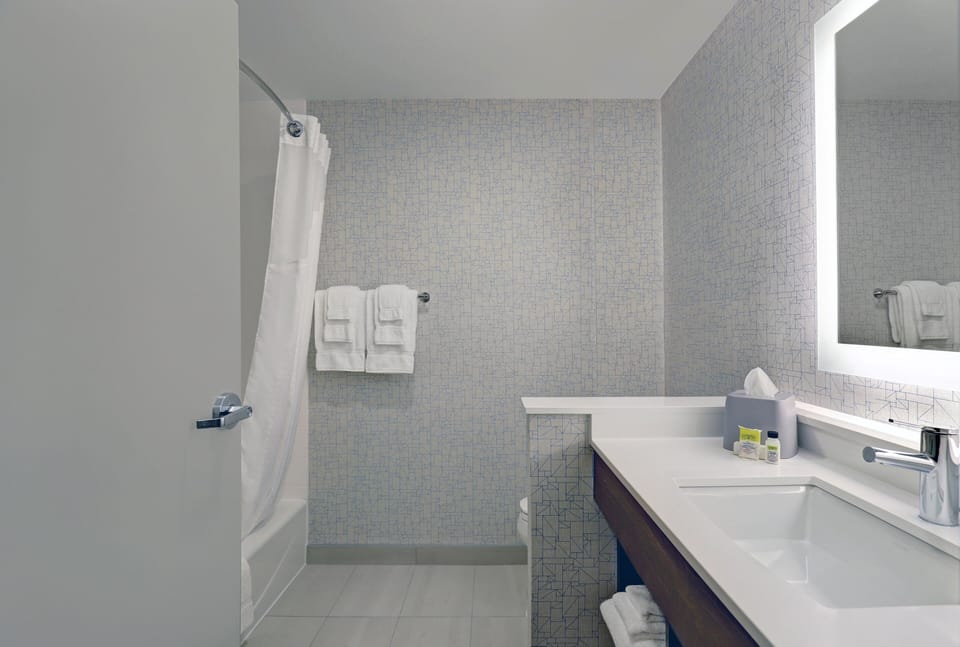 Suite, 2 Queen Beds | In-room safe, desk, laptop workspace, blackout drapes