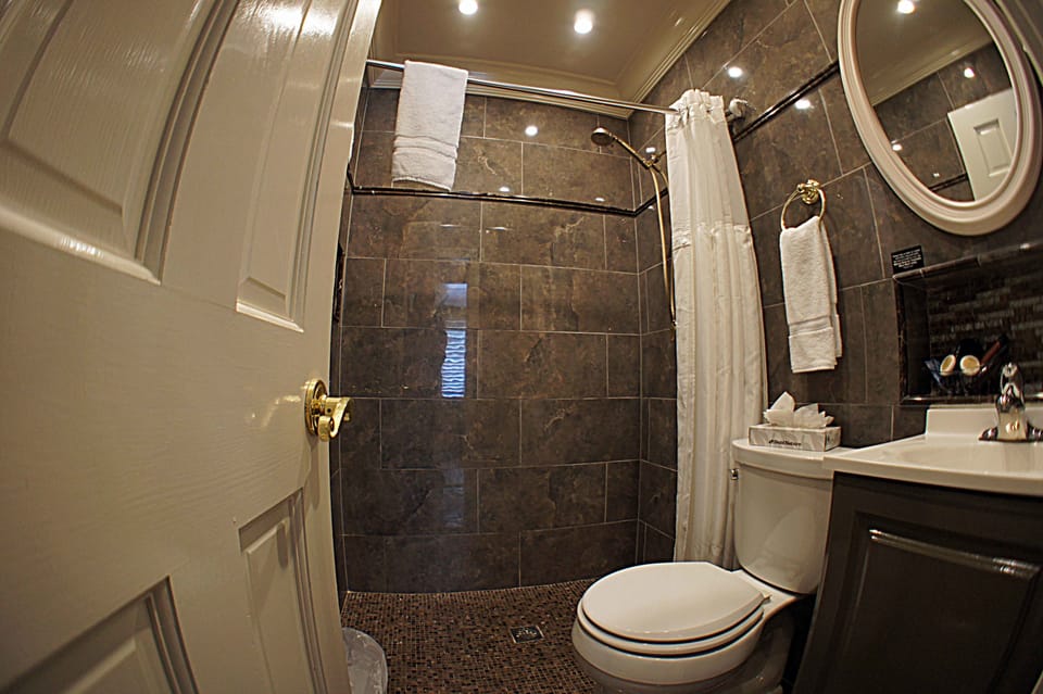Luxury Room,w/balcony. 1 King Bed | Bathroom | Shower, designer toiletries, hair dryer, towels