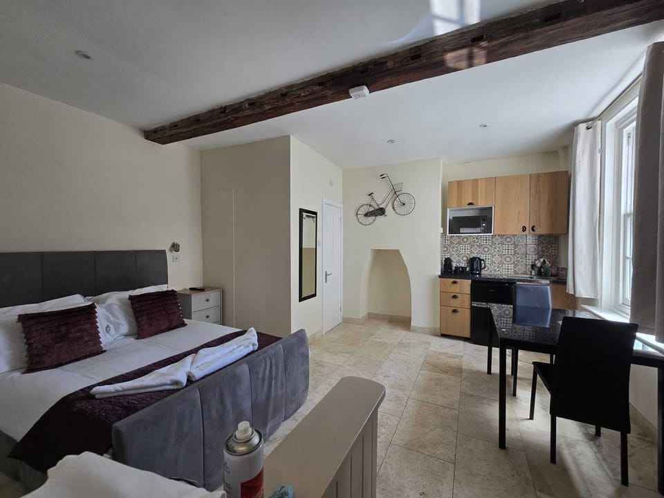 Deluxe Studio Suite | Blackout drapes, iron/ironing board, free WiFi, bed sheets